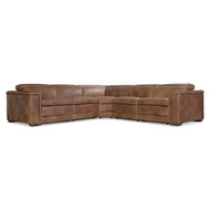 Bernhardt Lioni Leather 3-Piece Power Motion Sectional