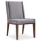Bernhardt Linea Side Chair with Fully Upholstered Back
