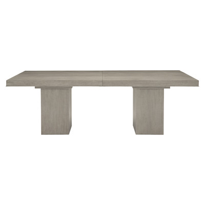 Bernhardt Linea Rectangular Dining Table in Cerused Greige