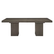 Bernhardt Linea Rectangular Dining Table in Cerused Charcoal