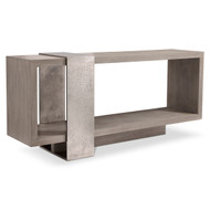 Bernhardt Linea Console Table in Cerused Greige Finish