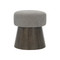 Bernhardt Linea Cerused Charcoal Round Bench
