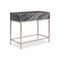 Bernhardt Linea Black Marble Nightstand
