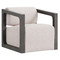 Bernhardt Leilani Outdoor Swivel Chair - Smoked Truffle Finish