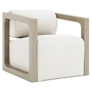 Bernhardt Leilani Outdoor Swivel Chair - Sea Oat Finish