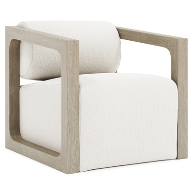 Bernhardt Leilani Outdoor Swivel Chair - Sea Oat Finish