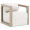 Bernhardt Leilani Outdoor Swivel Chair - Sea Oat Finish