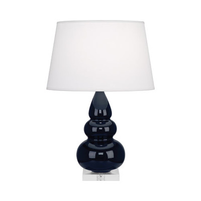 Small Triple Gourd Accent Table Lamp - Midnight