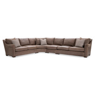 Bernhardt Keirnan 4-Piece Leather Sectional