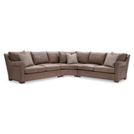 Bernhardt Keirnan 3-Piece Leather Sectional