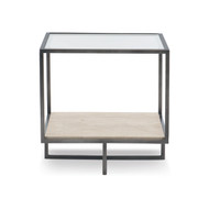 Bernhardt Harlow Metal Square End Table