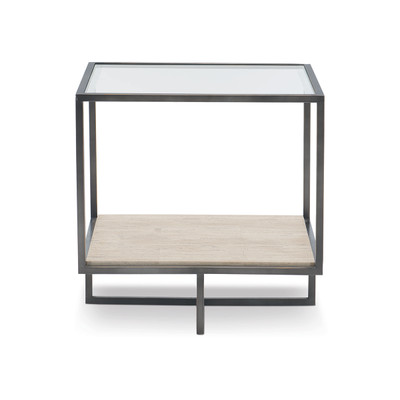 Bernhardt Harlow Metal Square End Table