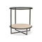 Bernhardt Harlow Metal Round Chairside Table