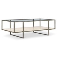 Bernhardt Harlow Metal Rectangular Cocktail Table