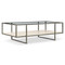 Bernhardt Harlow Metal Rectangular Cocktail Table