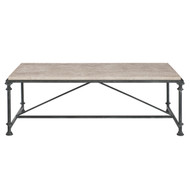 Bernhardt Galesbury Rectangular Metal Cocktail Table