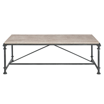Bernhardt Galesbury Rectangular Metal Cocktail Table