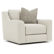 Bernhardt Gabi Boucle Fabric Swivel Chair