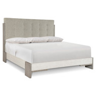 Bernhardt Foundations Upholstered Button Tufted Queen Panel Bed