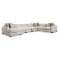 Bernhardt Drew 6-Piece Left Facing Fabric Sectional