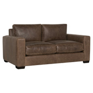 Bernhardt Dawkins Leather Loveseat