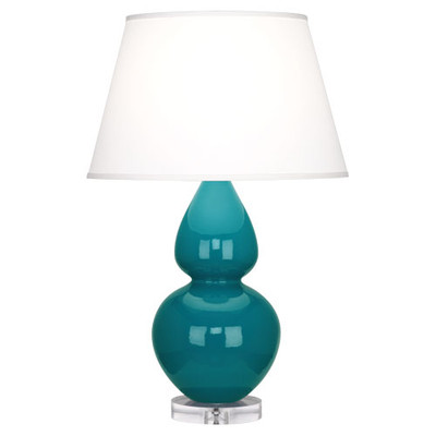 Double Gourd Table Lamp - Peacock