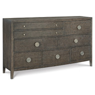 Bernhardt Cerused Charcoal Linea Dresser