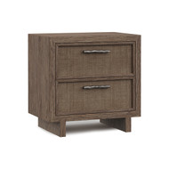 Bernhardt Casa Paros Nightstand with Woven Drawer Front