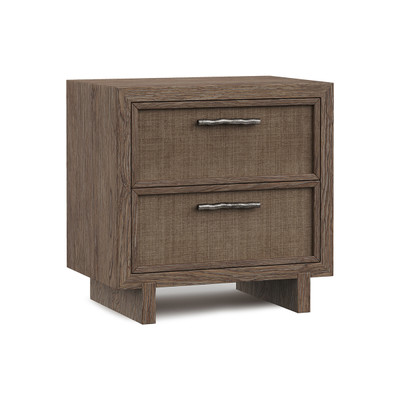 Bernhardt Casa Paros Nightstand with Woven Drawer Front