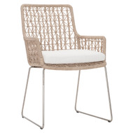 Bernhardt Carmel Outdoor Arm Chair with Seat Pad - Quick Ship