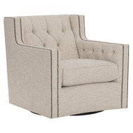 Bernhardt Candace Cream Swivel Chair