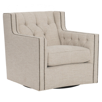 Bernhardt Candace Cream Swivel Chair