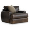 Bernhardt Cameron Leather Swivel Chair
