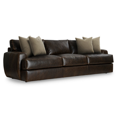 Bernhardt Cameron Leather Sofa