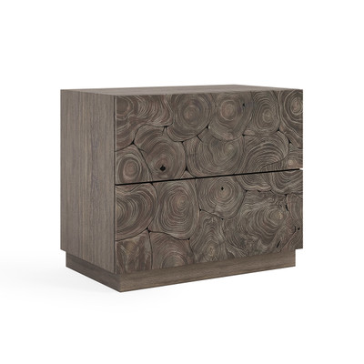 Bernhardt Calavaras Smoked Truffle Nightstand