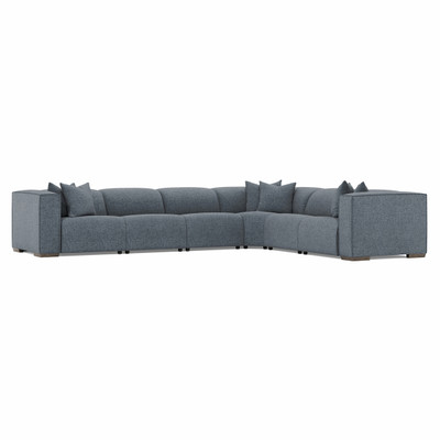 Bernhardt Bliss Fabric 6 piece Power Motion Sectional