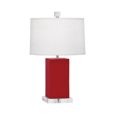 Harvey Accent Table Lamp - Ruby Red