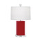 Harvey Accent Table Lamp - Ruby Red