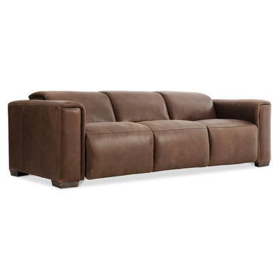 Bernhardt Billings Leather Power Motion Sofa