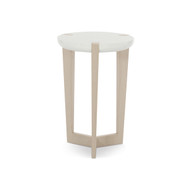 Bernhardt Axiom Round 3-Legged Chairside Table