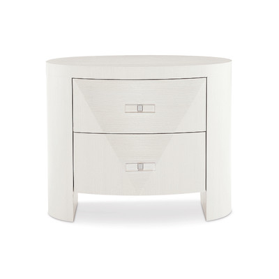 Bernhardt Axiom Oval Nightstand