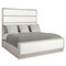 Bernhardt Axiom King Panel Bed with Inset Upholstered Panels