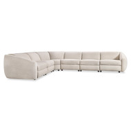 Bernhardt Avignon 6-Piece Fabric Power Motion Sectional