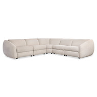 Bernhardt Avignon 5-Piece Fabric Power Motion Sectional