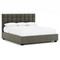 Bernhardt Avery Fabric Panel Bed in Dark Grey - King