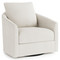 Bernhardt Astoria Fabric Swivel Chair White