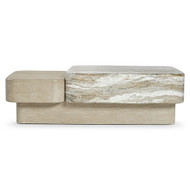 Bernhardt Arcadia Faux Stone Cocktail Table