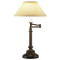 Abbey Bronze Swing Arm Table Lamp - Victorian Bronze