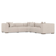 Bernhardt 5 Piece Bliss Fabric Power Motion Sectional