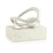 John Richard Abstract Coil Sculpture on Marble - Wide